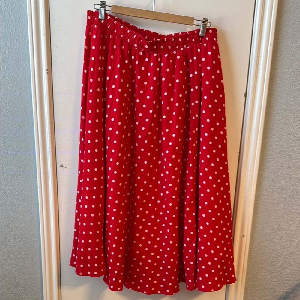 Red Polka Dot Skirt